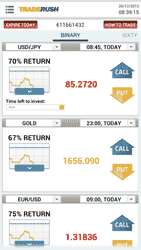 TradeRush Android App